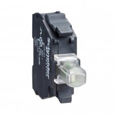 Light block for head 22mm, Harmony XB4, green, integral LED, 24V AC DC