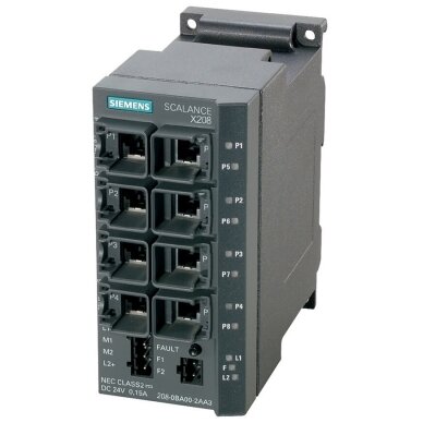 SCALANCE X208, Ethernet Switch, 8 RJ45 port 6GK5208-0BA10-2AA3